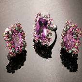 amethyst jewelry set — jewelry store in Santa Barbara, CA