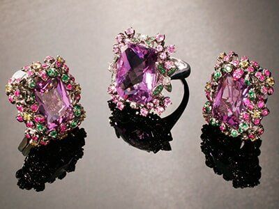 amethyst jewelry set — jewelry store in Santa Barbara, CA