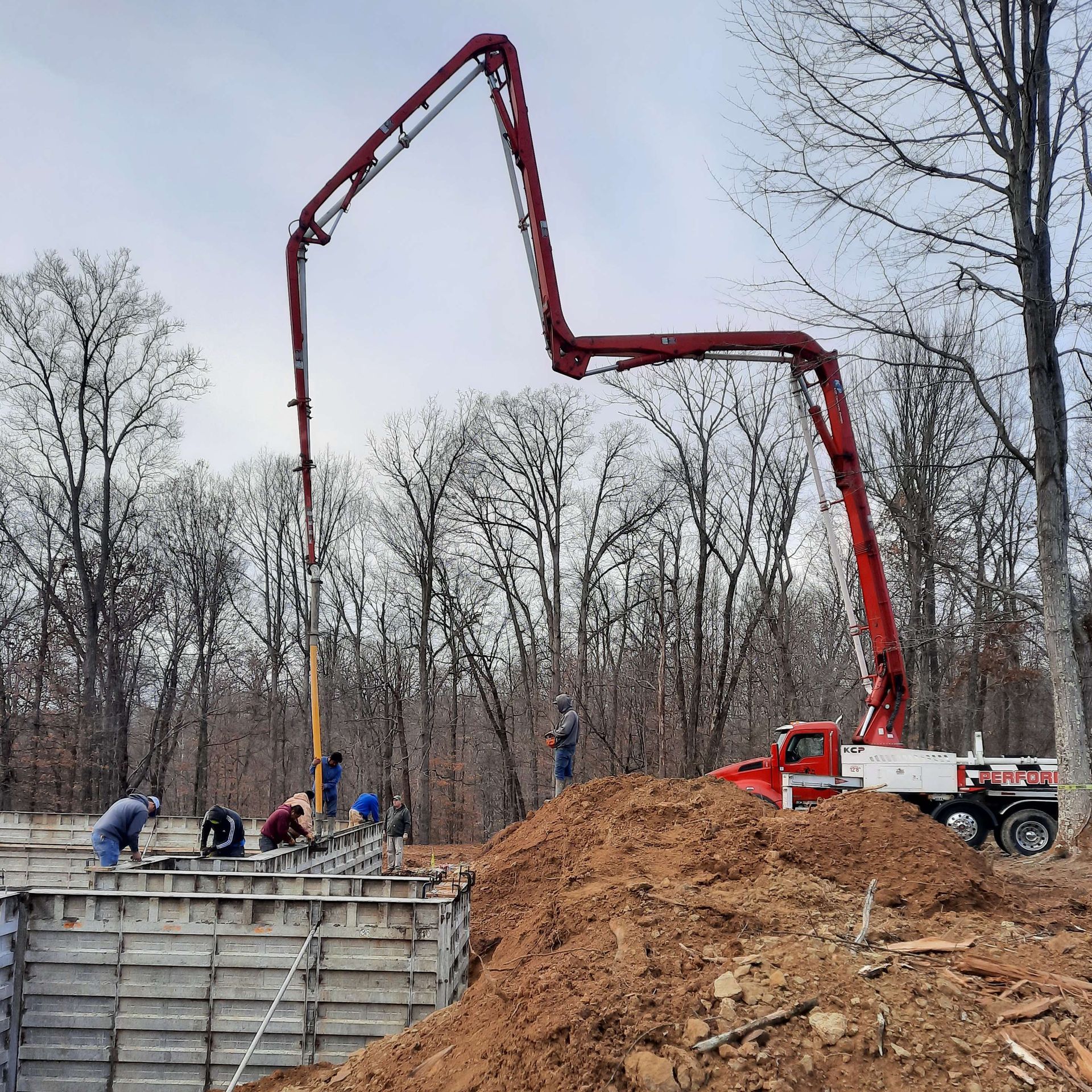 Team Working on the Wall