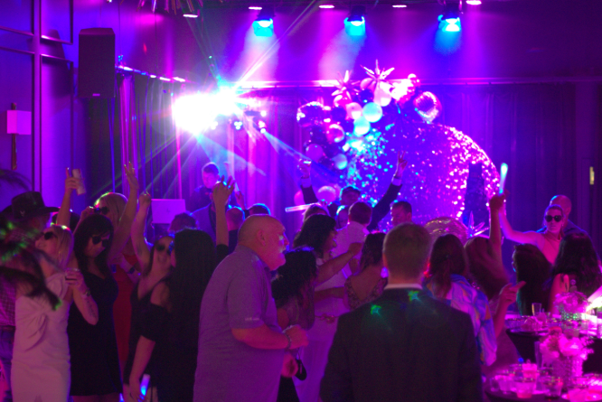 party guests on dance floor