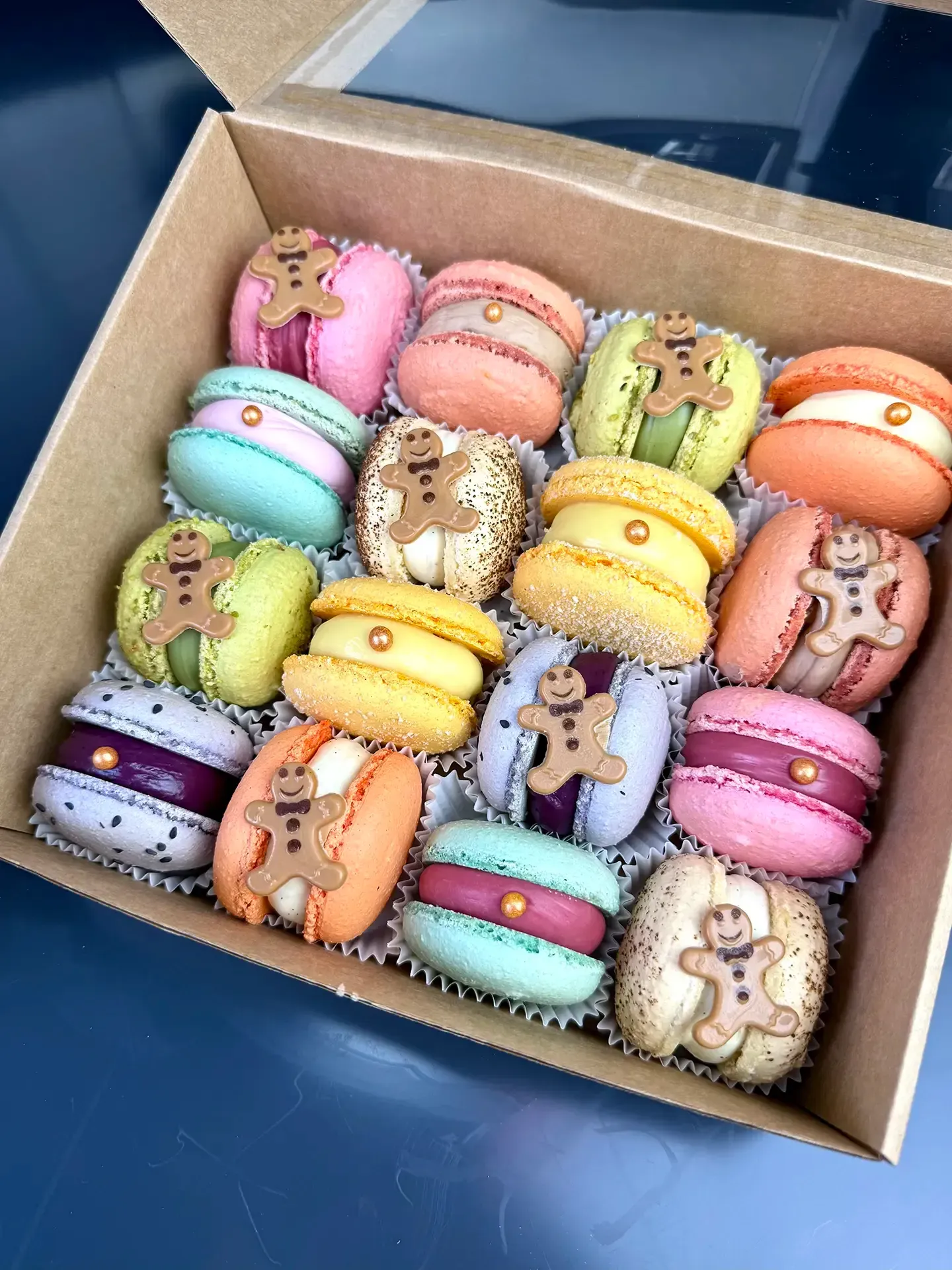 Kalėdinis macarons rinkinis