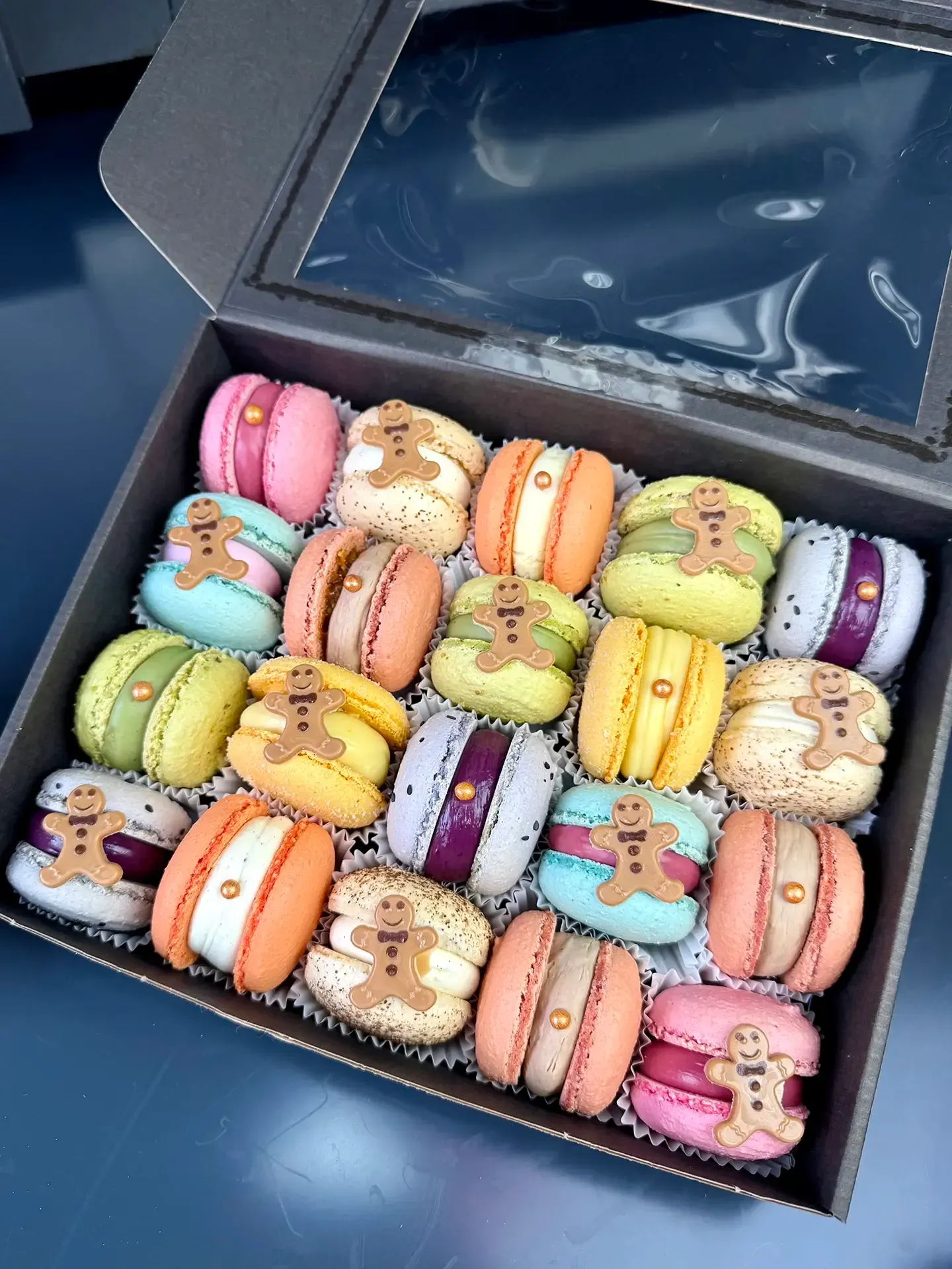 Kalėdinis macarons rinkinis
