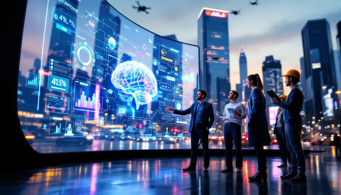AI-powered solutions transforming various industries, including healthcare, finance, and manufacturing. | CMO Media Lab