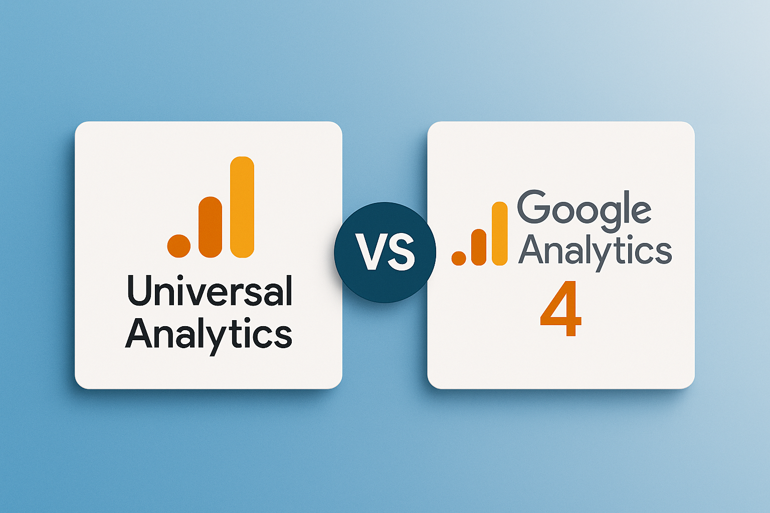 UA vs GA4 graphic | CMO Media Lab