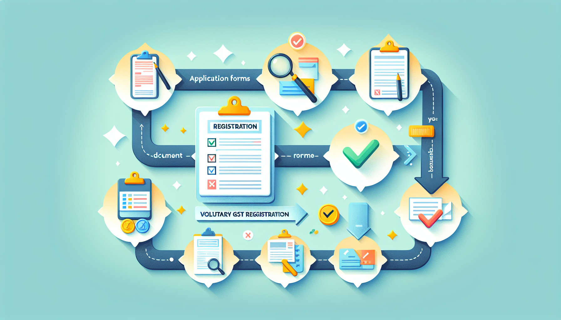 Illustration of the application process for GST registration | CFO Group