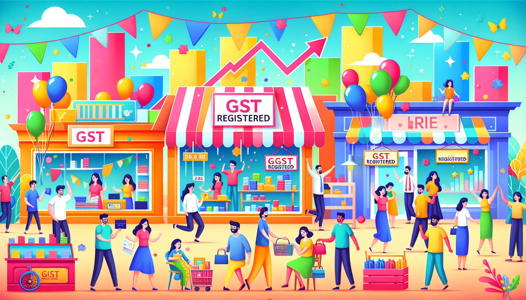 Illustration showcasing the benefits of being GST registered | CFO Group