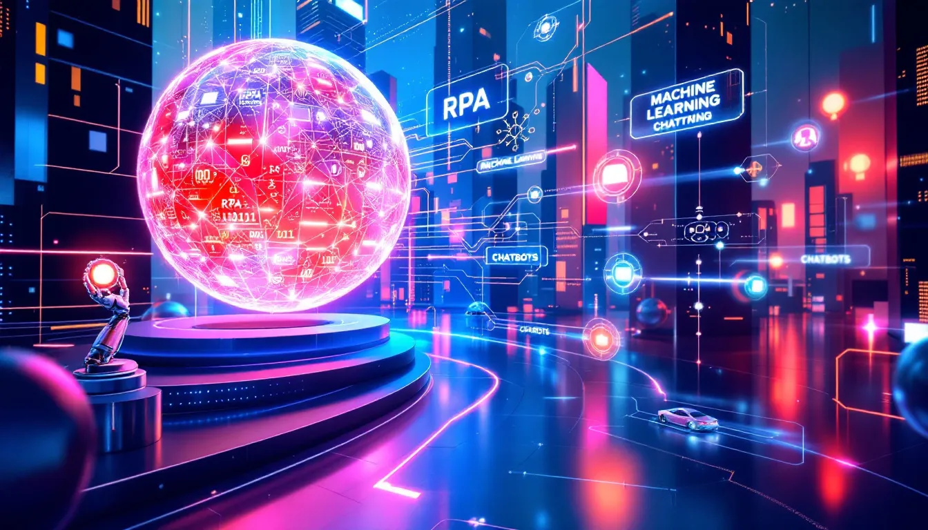 An overview of different types of AI automation tools available for businesses.  | CMO Media Lab