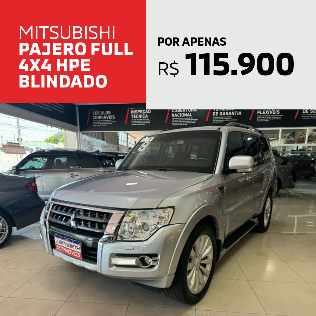 Mitsubishi Pajero Full 4x4 Hpe Blindado está à venda