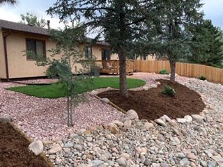 The result of our residential landscaping services in Colorado Springs, CO