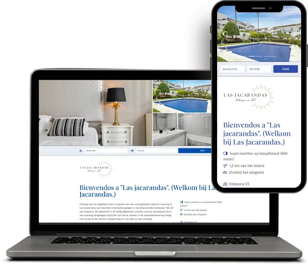 screenshot website van Calledeltenis