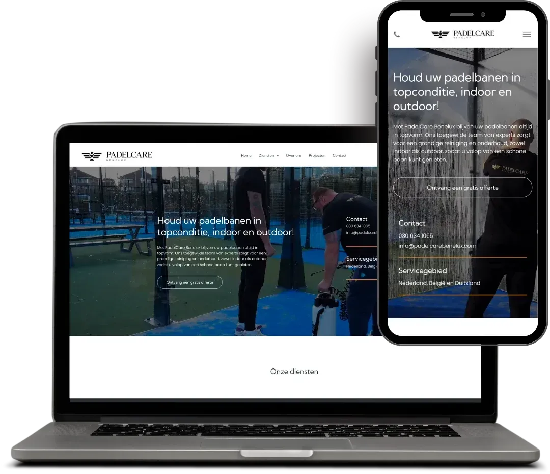 screenshot website van schilte schilderwerken