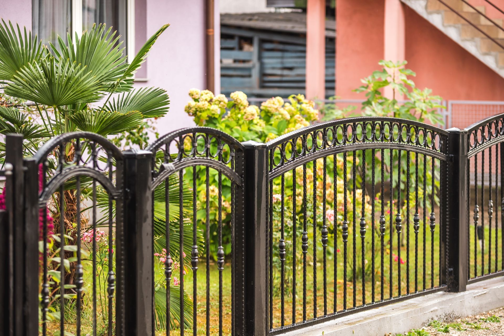 Wrought iron fencing services in Northwest Houston, TX