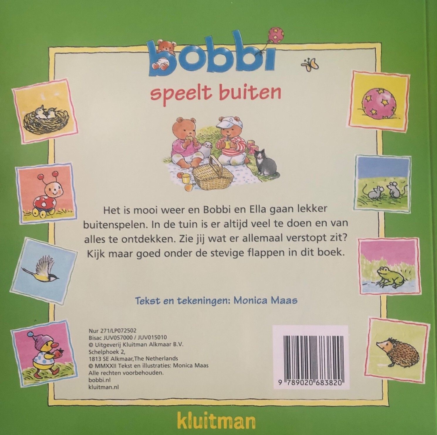De leukste boekjes voor kleine kinderen! De Bobbi boekjes. Bobbi speelt buiten