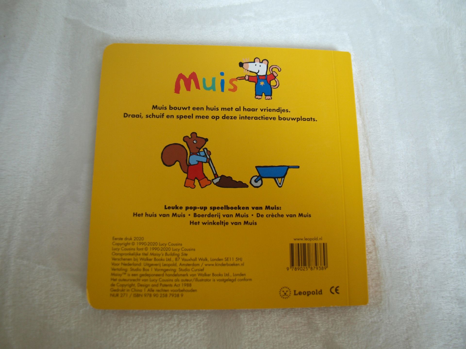 Kinderleesboek, fijneverjaardag muis