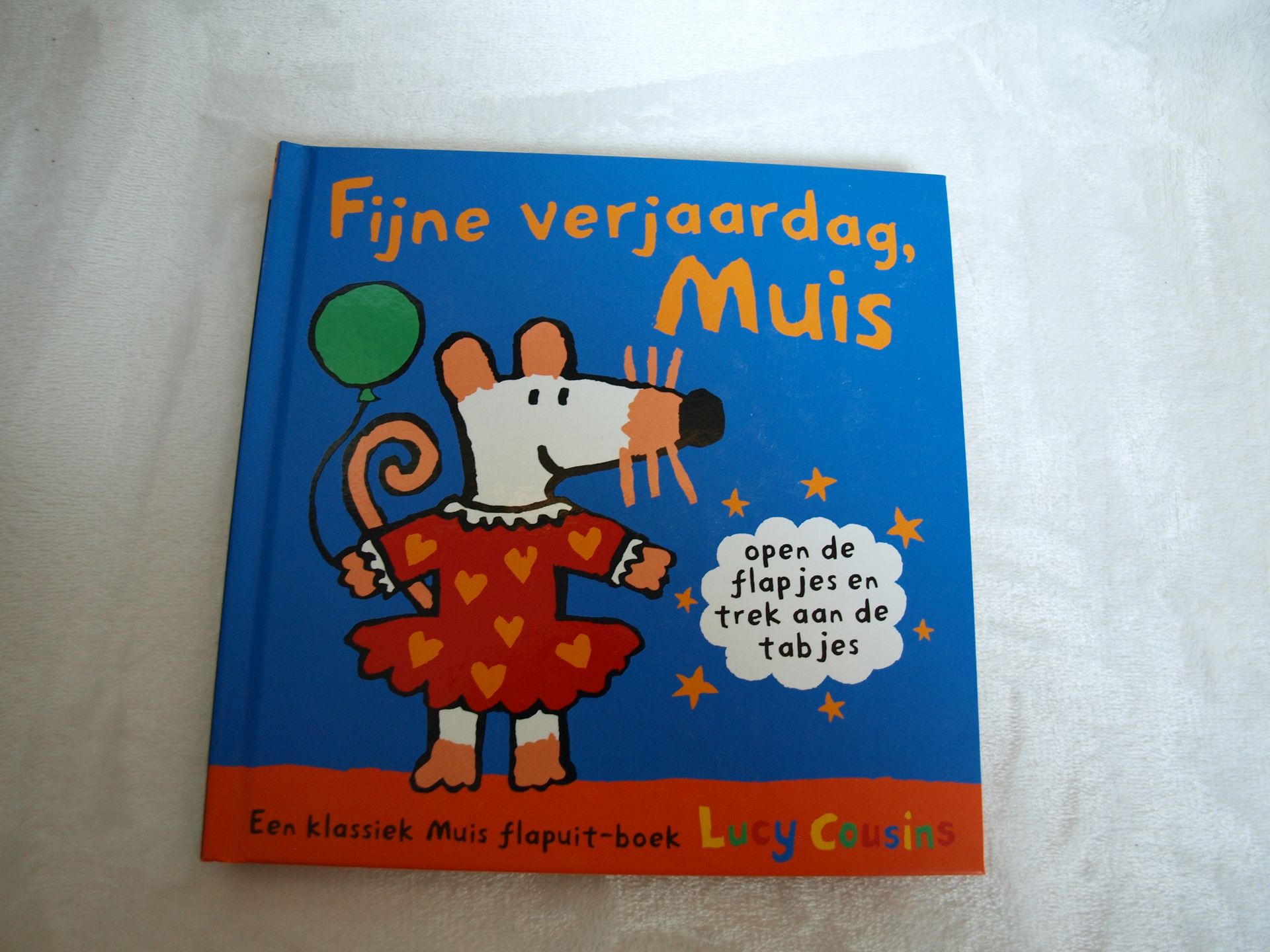 Kinderleesboek, fijneverjaardag muis
