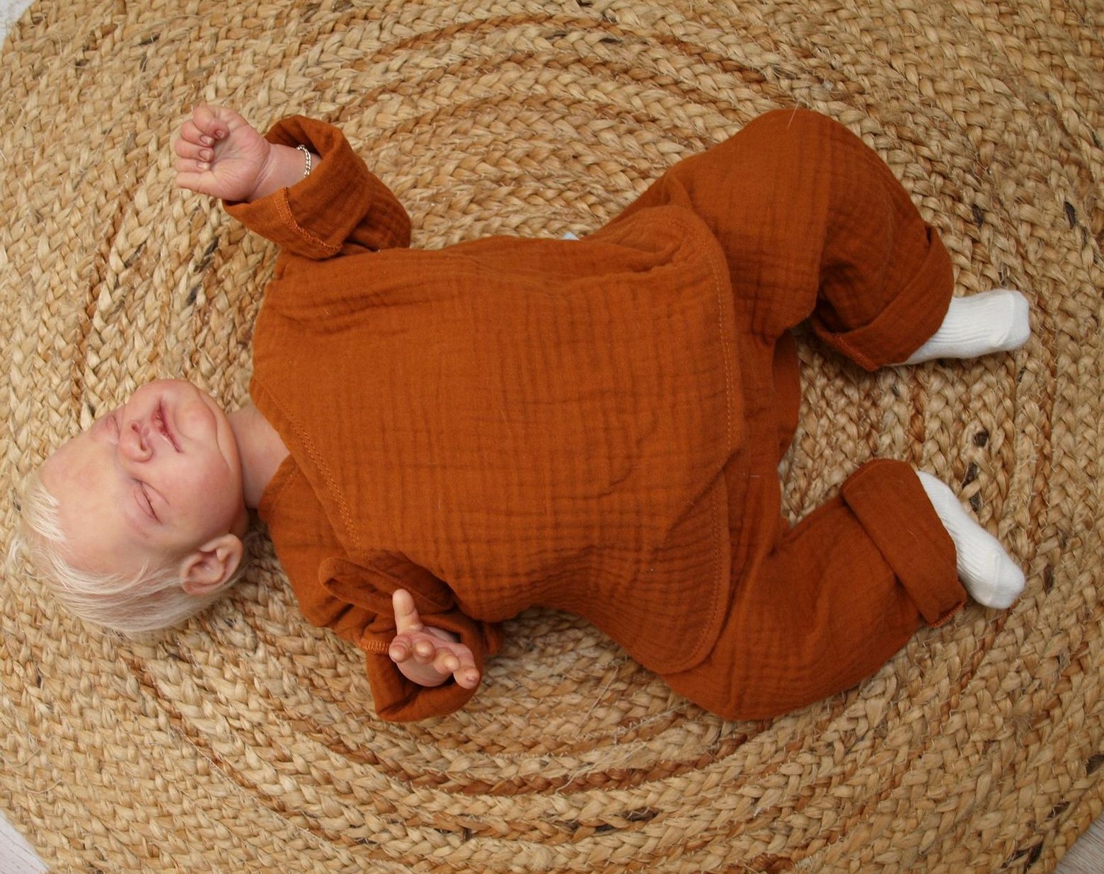 Oversized hydrofiel, Gauze, babypakje, overslag, 6-9 maanden