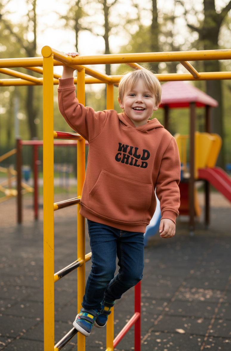 Jongen in een oranje