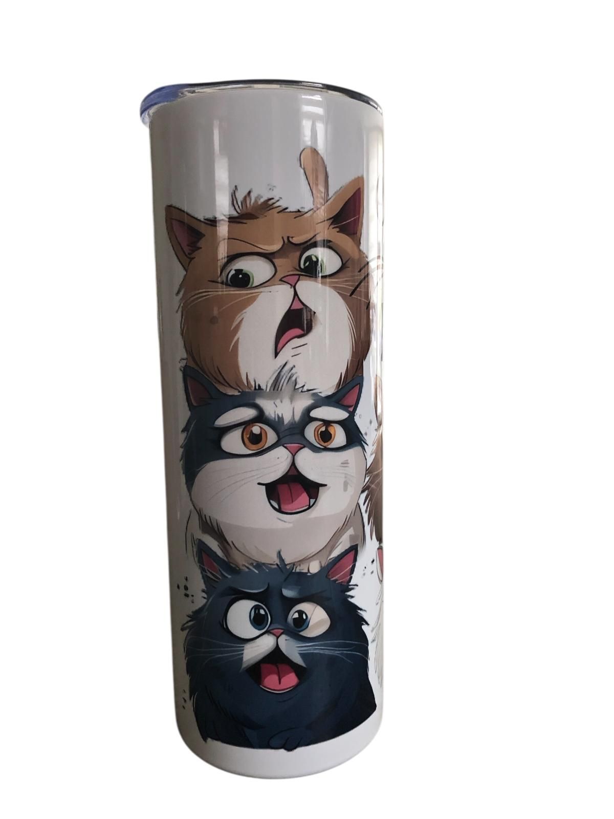 20 OZ, lekkere grote tumbler, thermosbeker, warm/ koud met prachtige afbeelding,