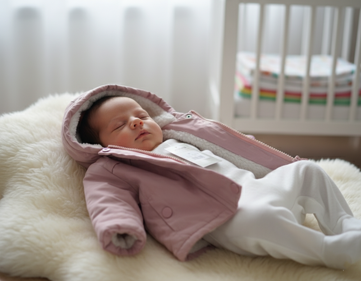 Heel mooi meisjes najaar/winter meisjes jasje met teddybont voering. maat 56, sluit d.m.v een rits en overslag met drukkers