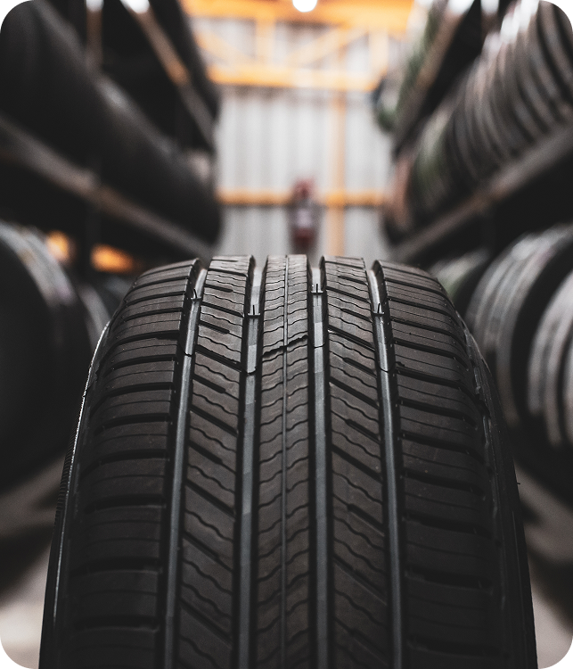tire in middle of tier aisle | Big Boyz Tire & Wheels