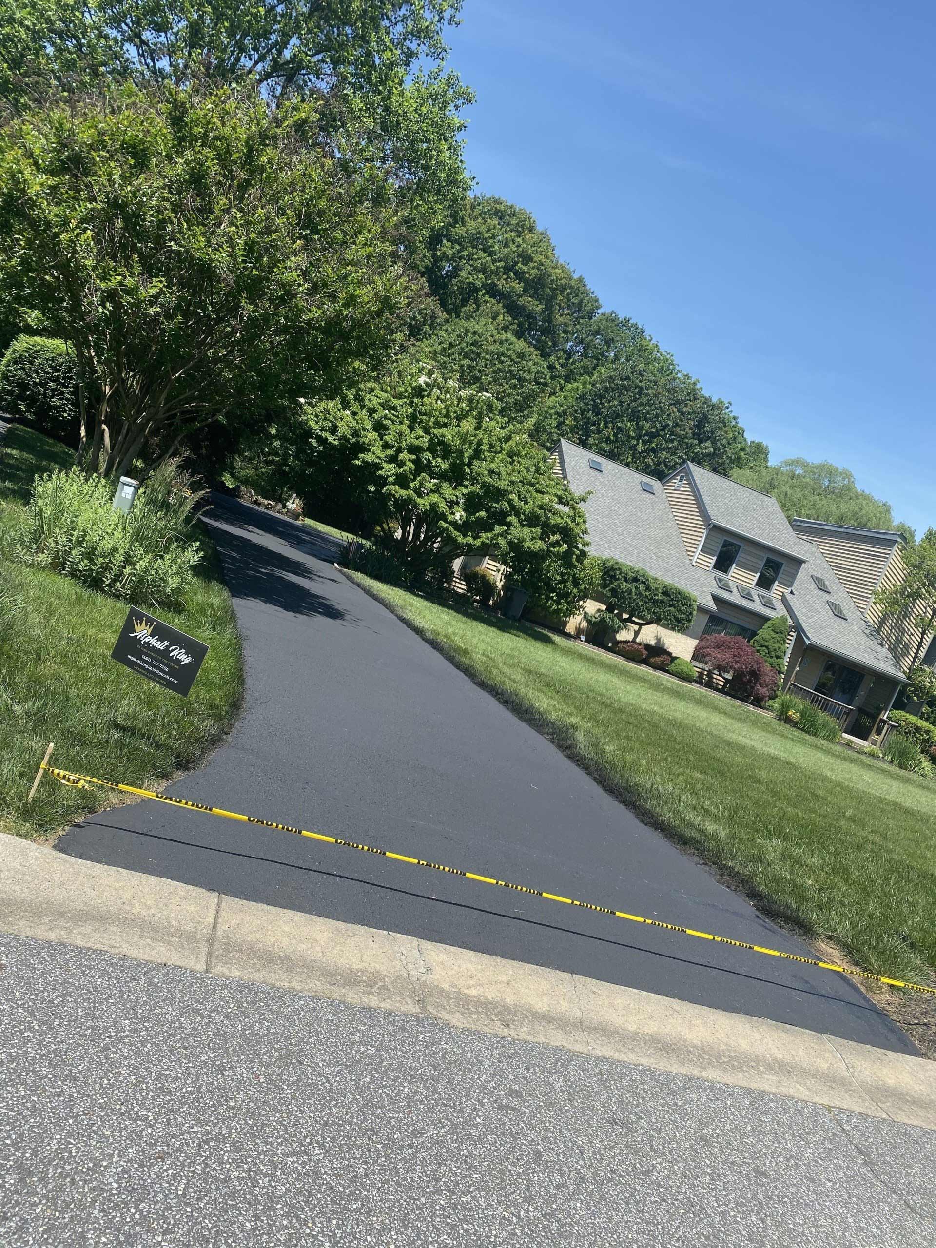 Residential Asphalt Driveway — Wilmington, DE — Asphalt King Sealcoating & Paving LLC