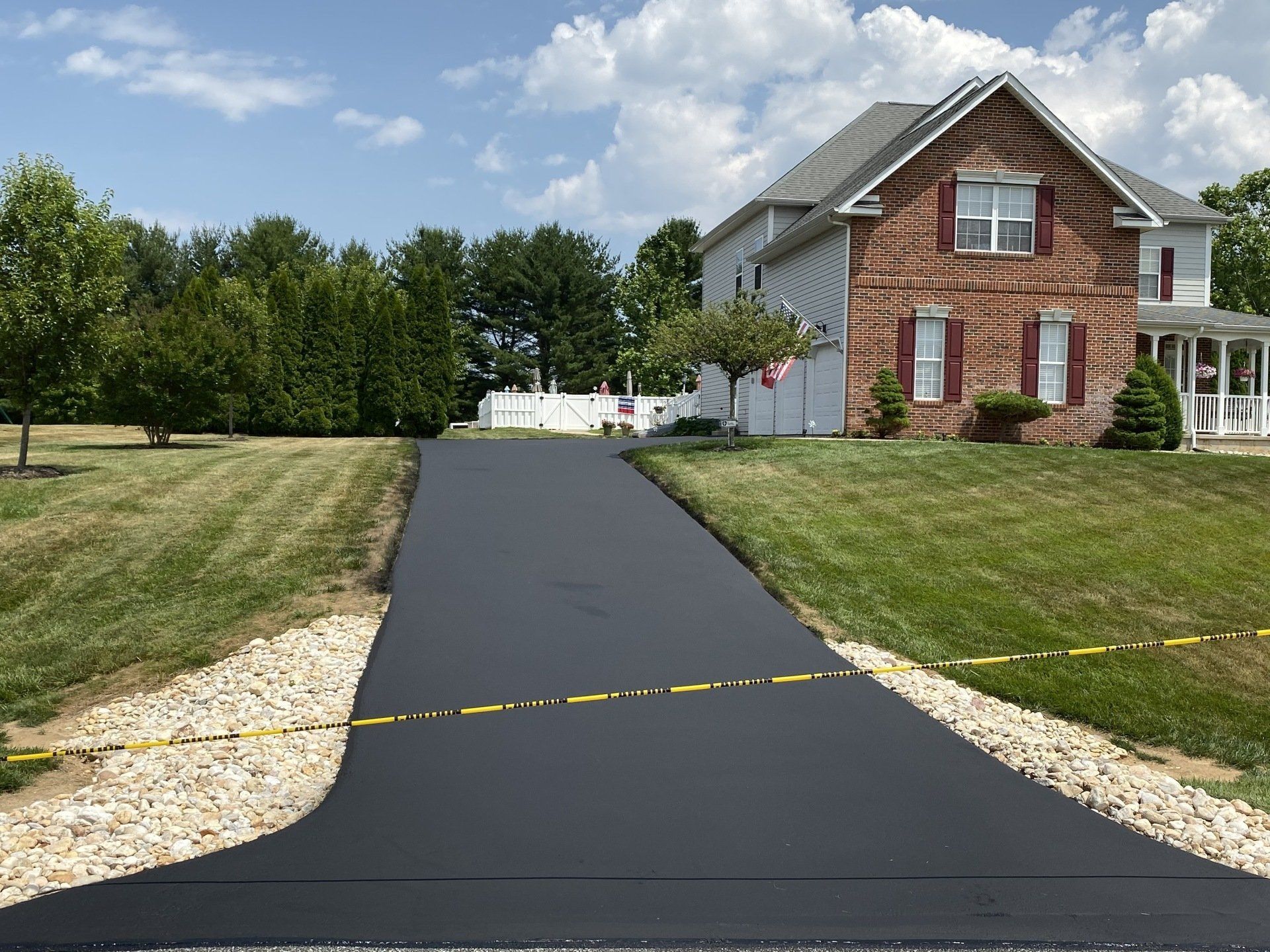 Sealcoated Asphalt Driveway — Wilmington, DE — Asphalt King Sealcoating & Paving LLC