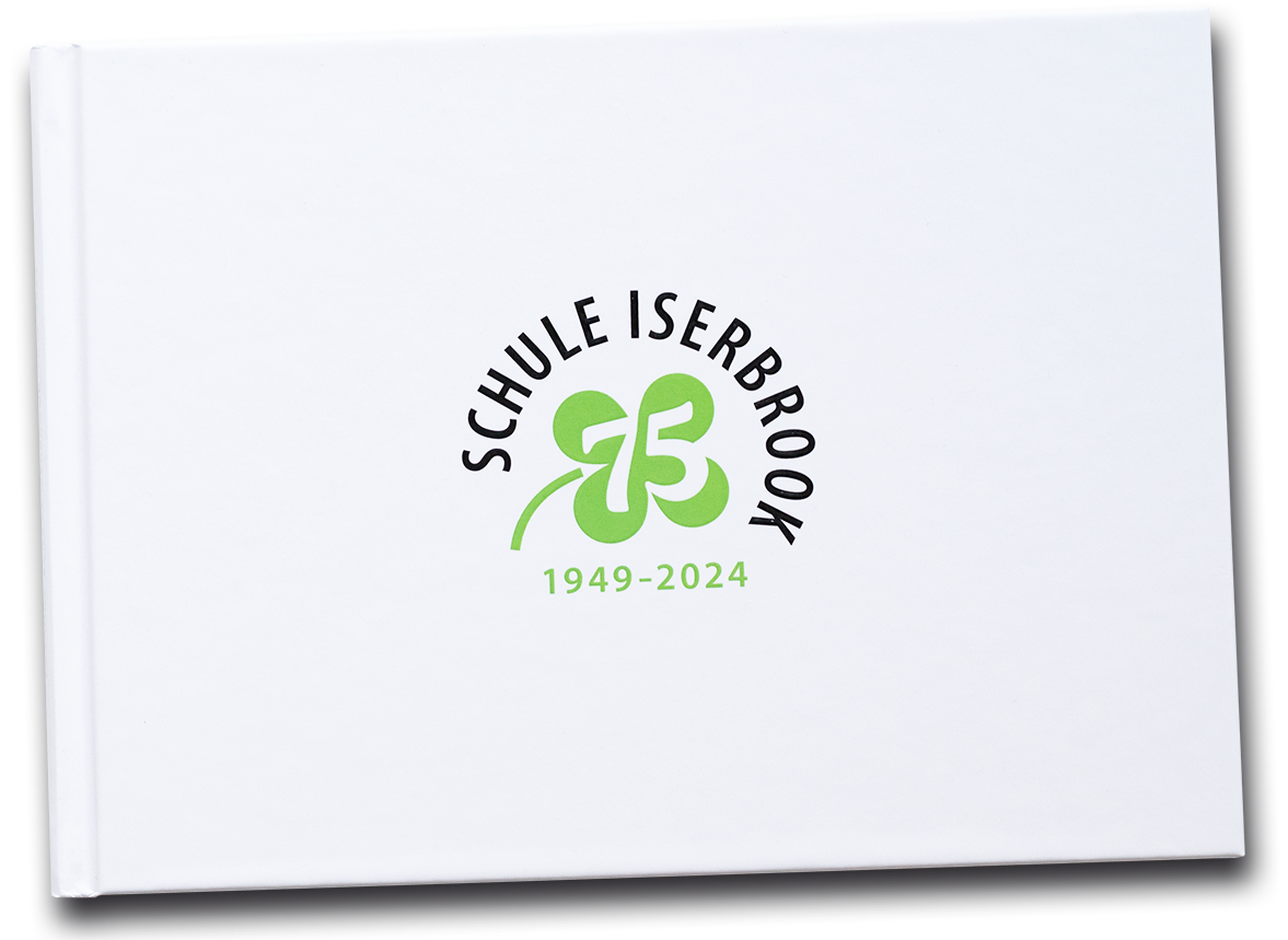 Das Jubiläumsbuch „75 Jahre Schule Iserbrook“