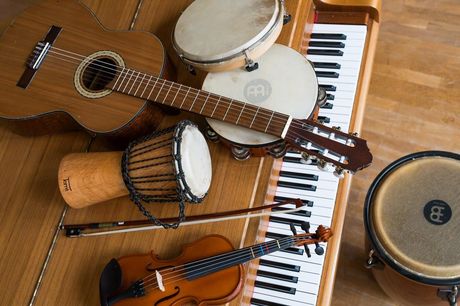 Musikinstrumente der Schule Iserbrook