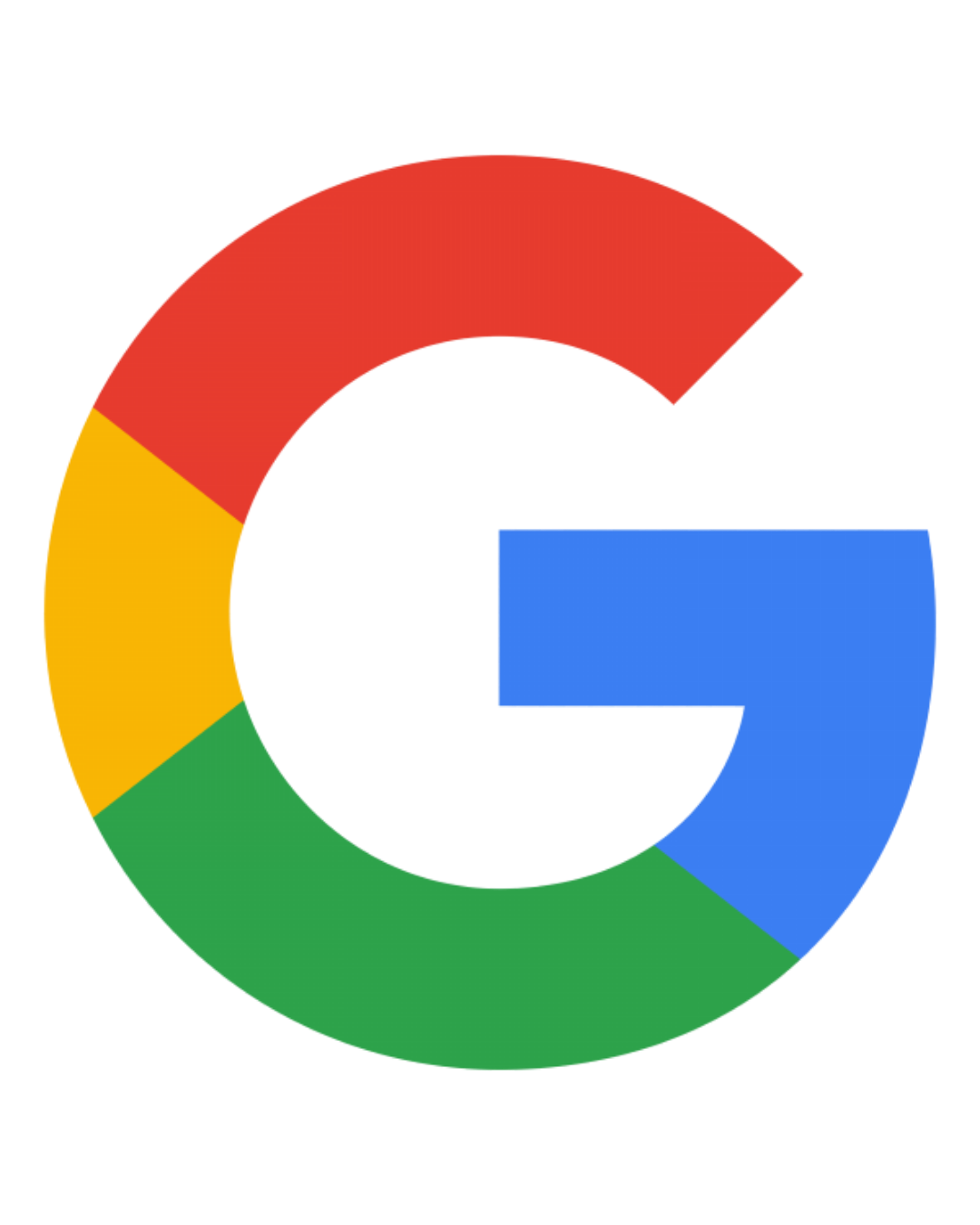 A google logo with a rainbow colored circle around the letter g