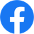 A white f in a blue circle on a white background.
