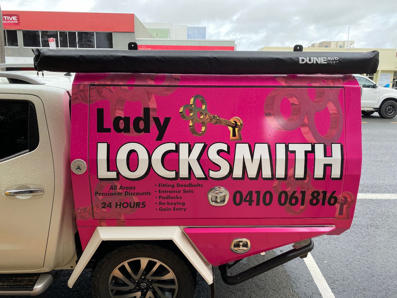 Locksmith Company Vehicle — Lady Locksmith in Mackay, QLD