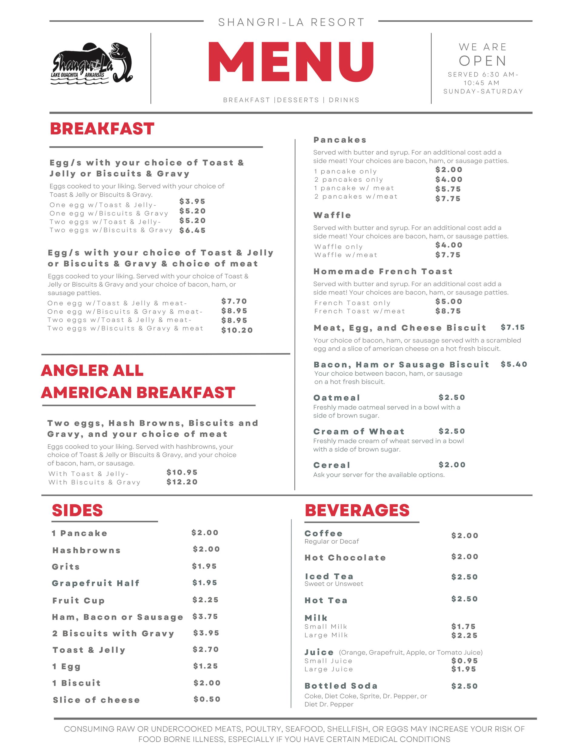 menu page 1