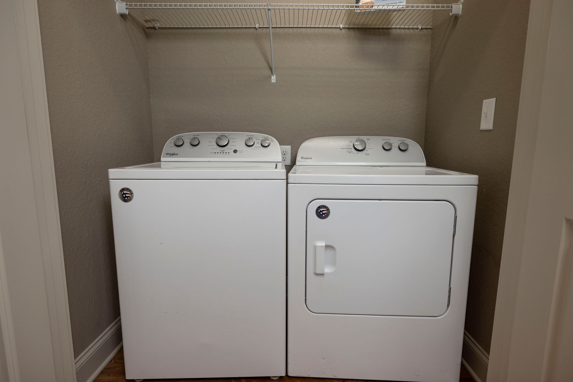 Laundry at Silver Collection at The Park in Huntersville, NC.