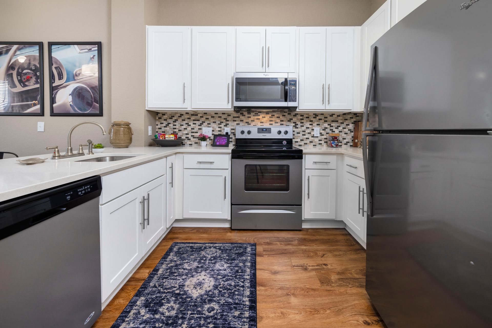 Kitchen at Silver Collection at The Park in Huntersville, NC.