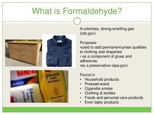 Global Indoor Health Network - Formaldehyde