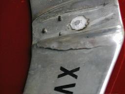 Broken wing from a Viet Nam Jet