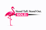 Pink flamingo standing on one leg, with curved neck and beak, white background.