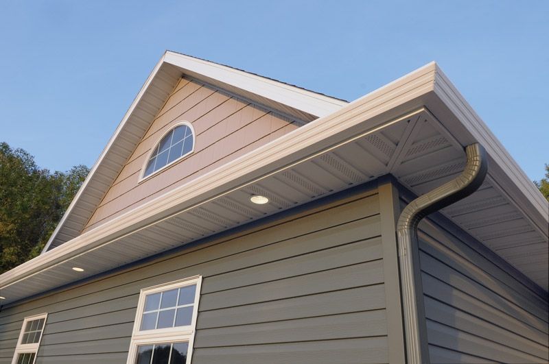 New gutter installation on Georgia home