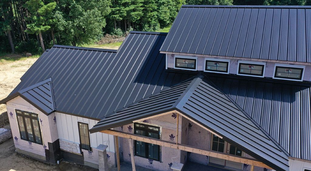 Metal roof replacement process