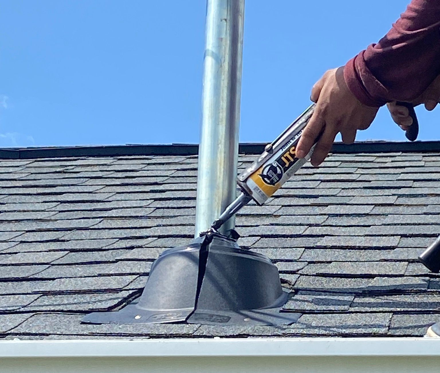 Storm damaged roof in Jackson County GA