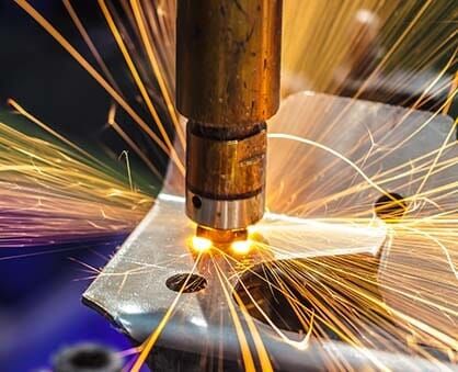 Welding steel spot — Metal work in Powell, WY