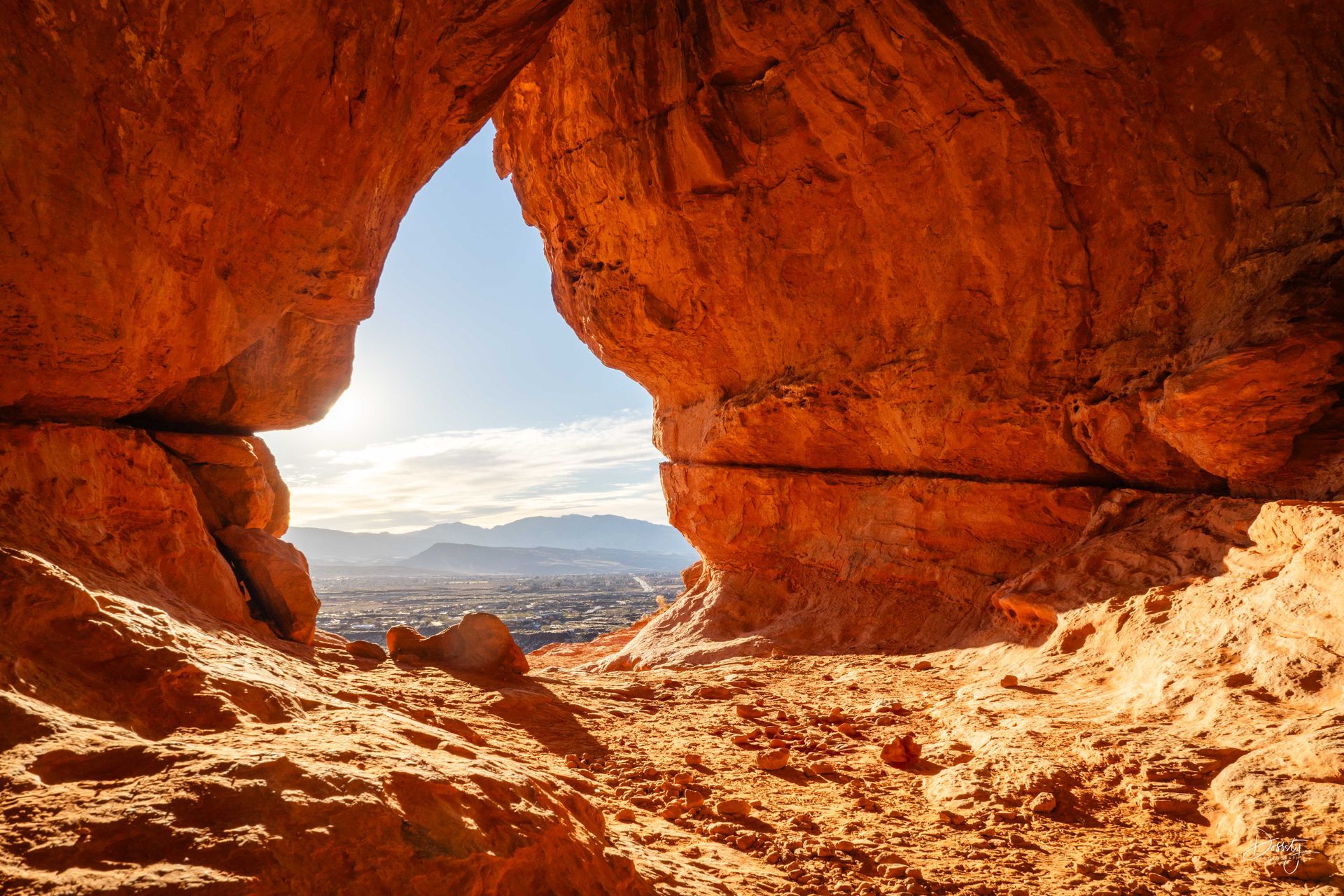 One of the largest accessible caves in all of Southern Utah, Scouts Cave. 