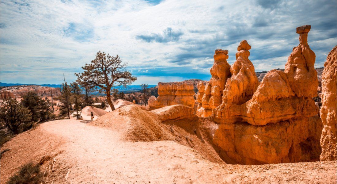 Bryce Canyon hike amongst the incredible and unique Hoodoos