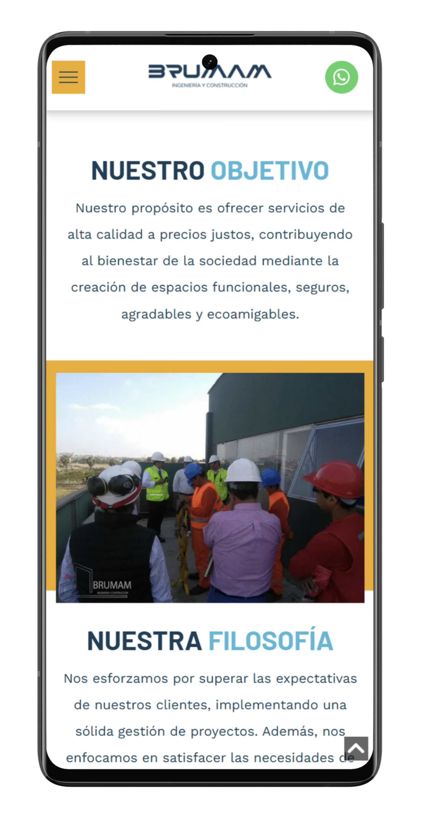 Lorena holding a dog on website, 