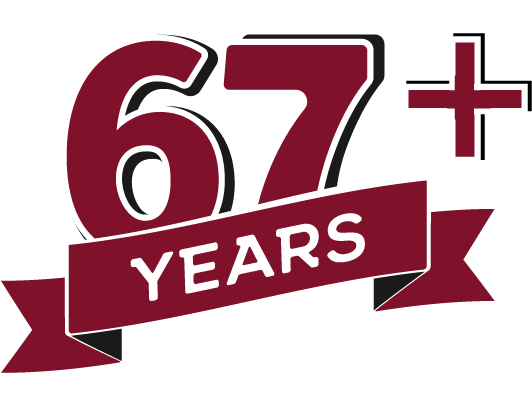 67 Years Icon