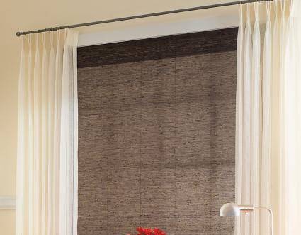 Hartman and Forbes Grassweave Drapery with curtains for living rooms Manasquan, New Jersey (NJ)