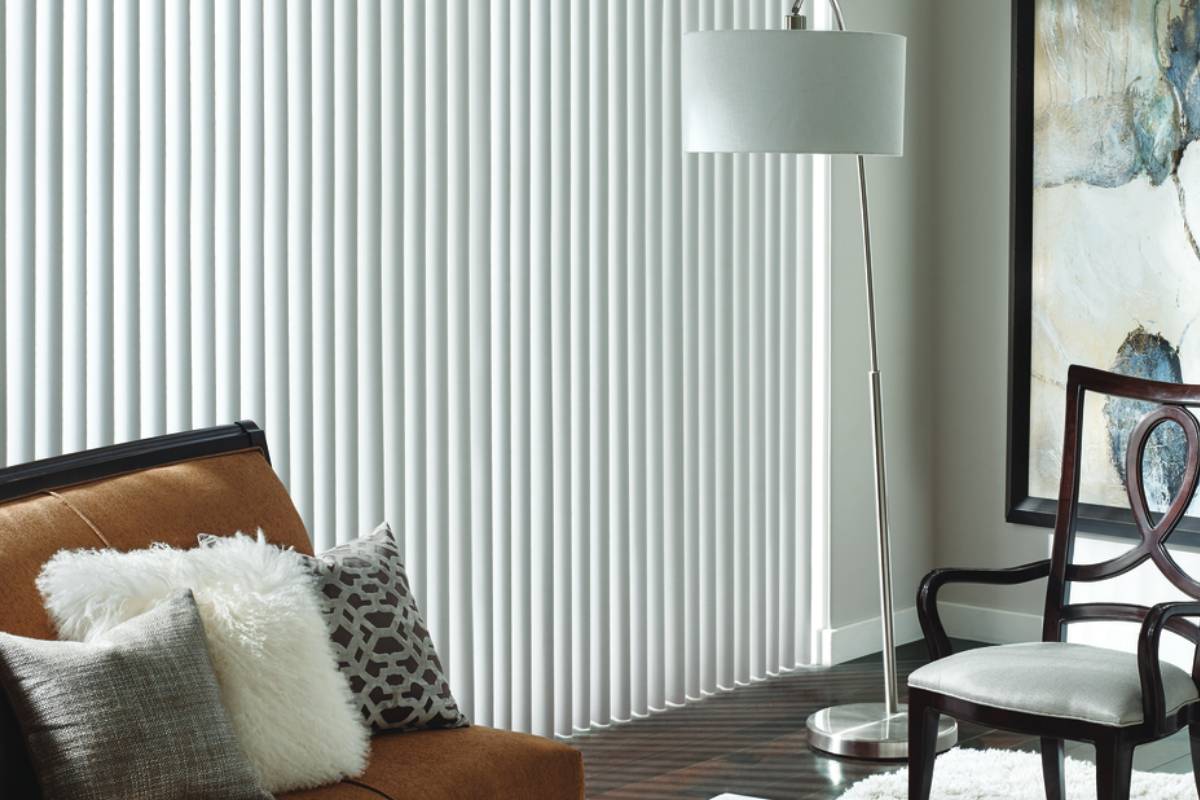 Hunter Douglas Cadence® Soft Vertical Blinds for sliding doors, window vanes near Manasquan, New Jersey (NJ)