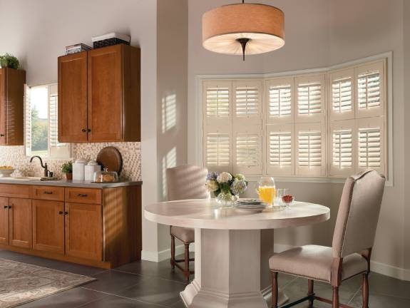 Shutters and plantation shutters near Manasquan, New Jersey (NJ) from Hunter Douglas like NewStyle Vinyl Shutters