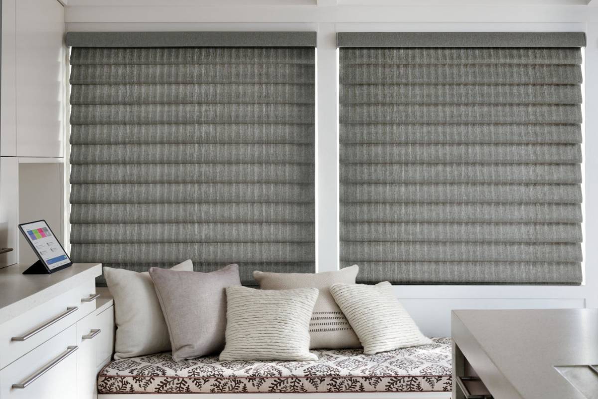 Hunter Douglas Vignette® Modern Roman Shades Window Shades Window Treatments near Manasquan, New Jersey (NJ)