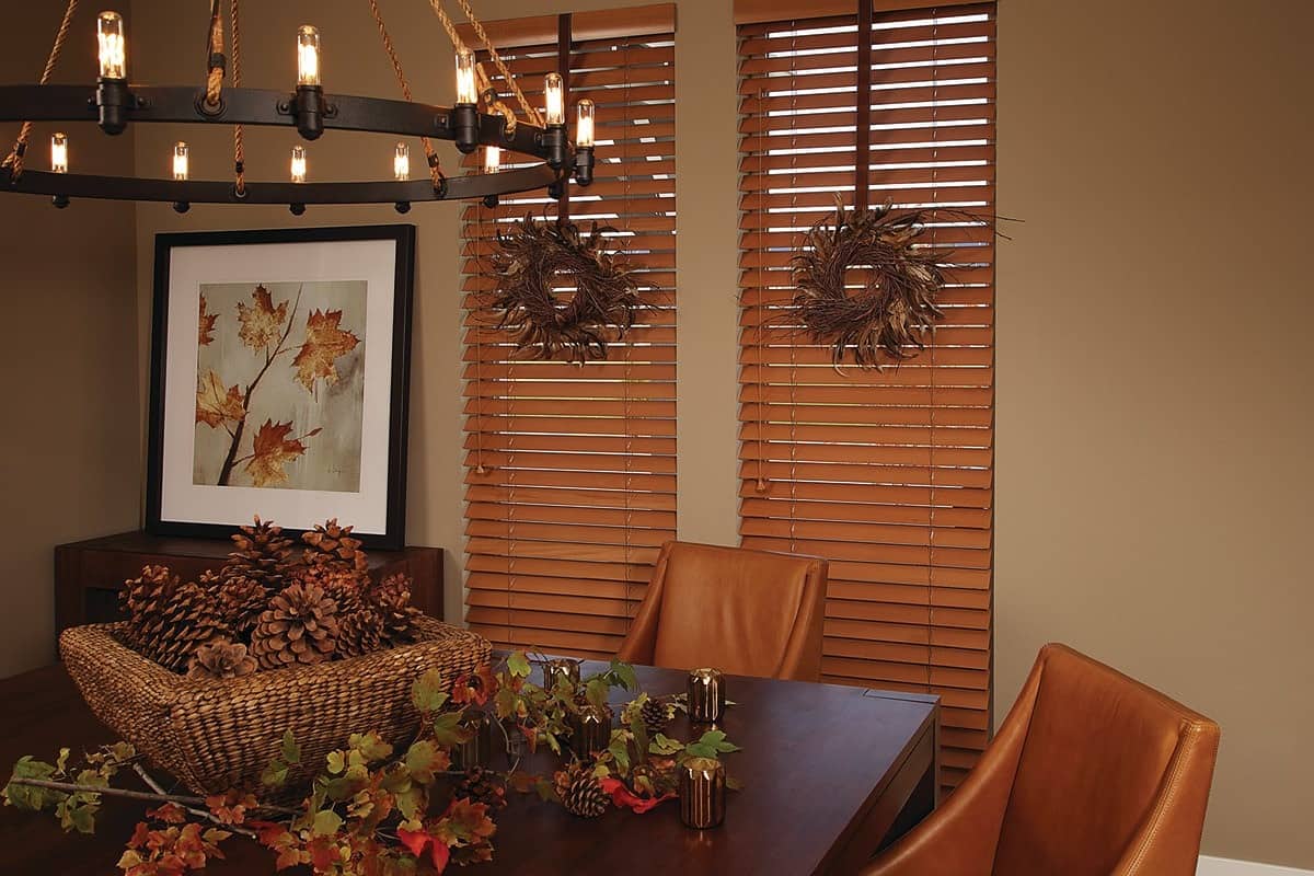 Hunter Douglas Parkland® Wood Blinds, window blinds, faux wood blinds near Manasquan, New Jersey (NJ)